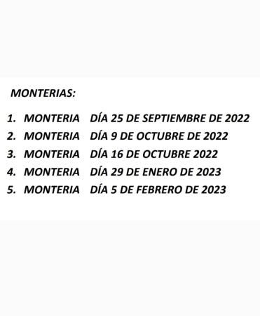 Imagen COMUNICACIÓN MONTERÍAS 2022