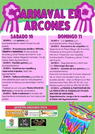 Imagen CARNAVAL EN ARCONES